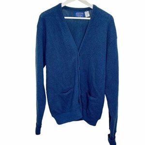 Vintage 90's Pendleton Virgin Wool Button Up Cardigan Medium